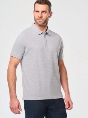 WK225 - Polo col boutons pression manches courtes homme