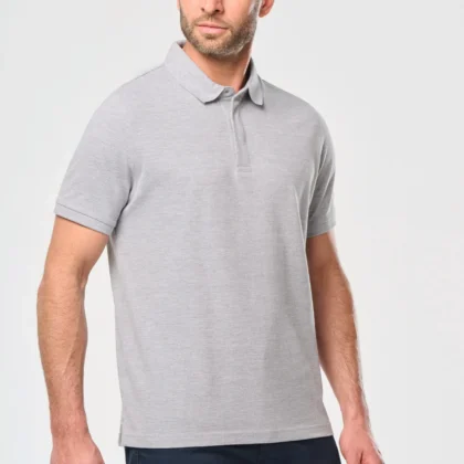 WK225 - Polo col boutons pression manches courtes homme
