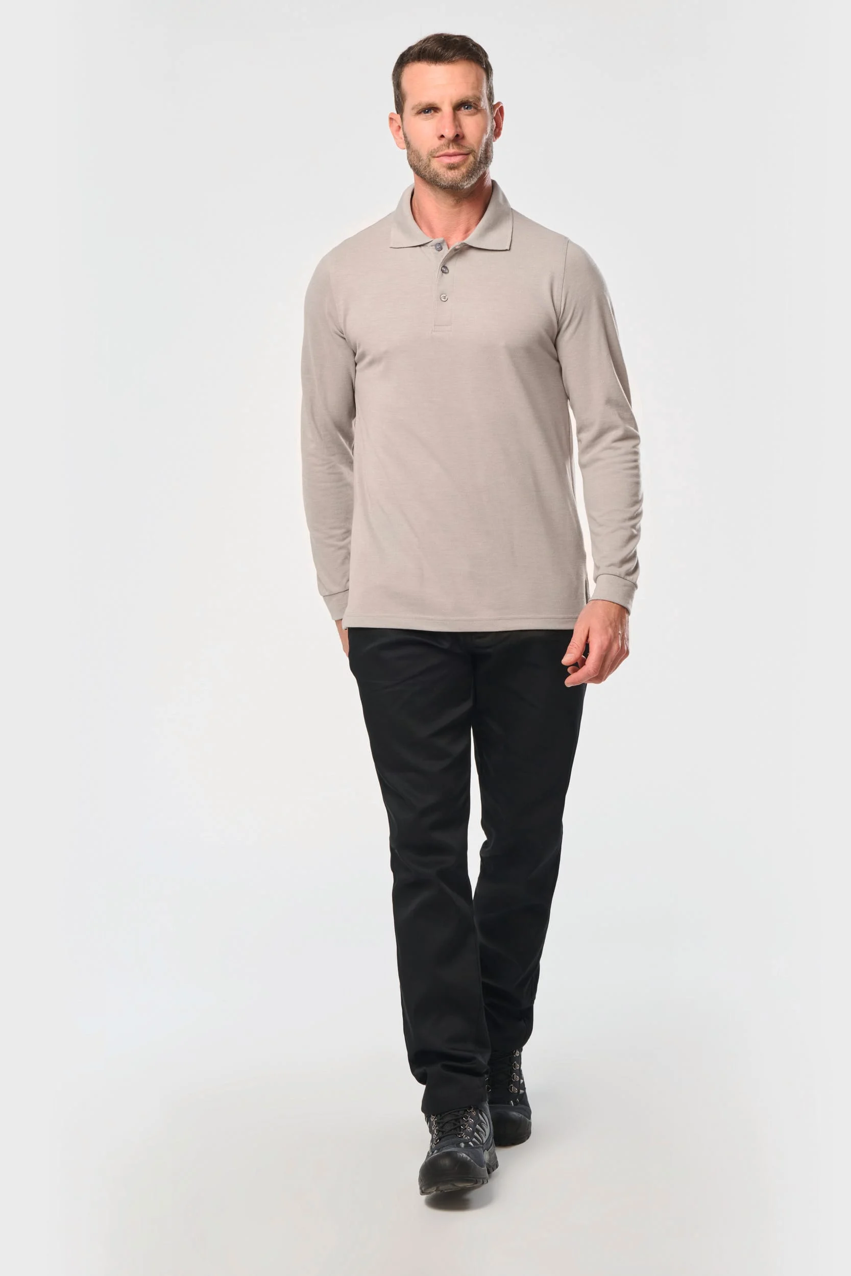 WK276 - Polo manches longues homme – Image 7