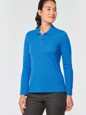 WK277 - Polo manches longues femme
