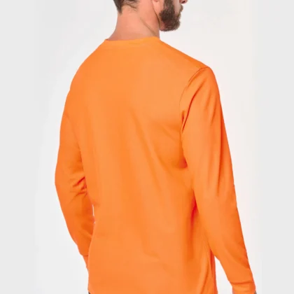 WK318 - T-shirt unisexe écoresponsable manches longues coton/polyester