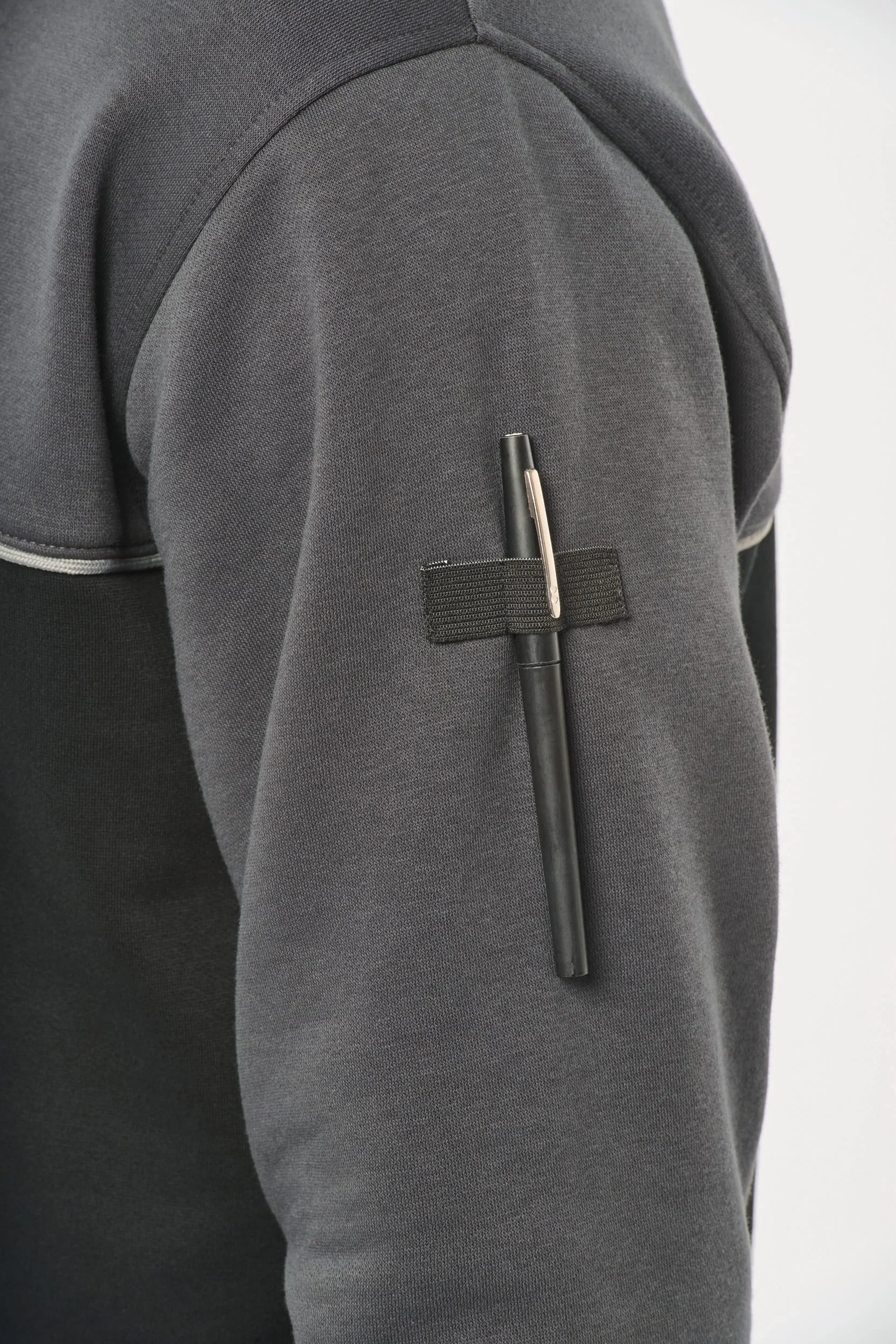 WK404 - Sweat-shirt écoresponsable col zippé unisexe – Image 10