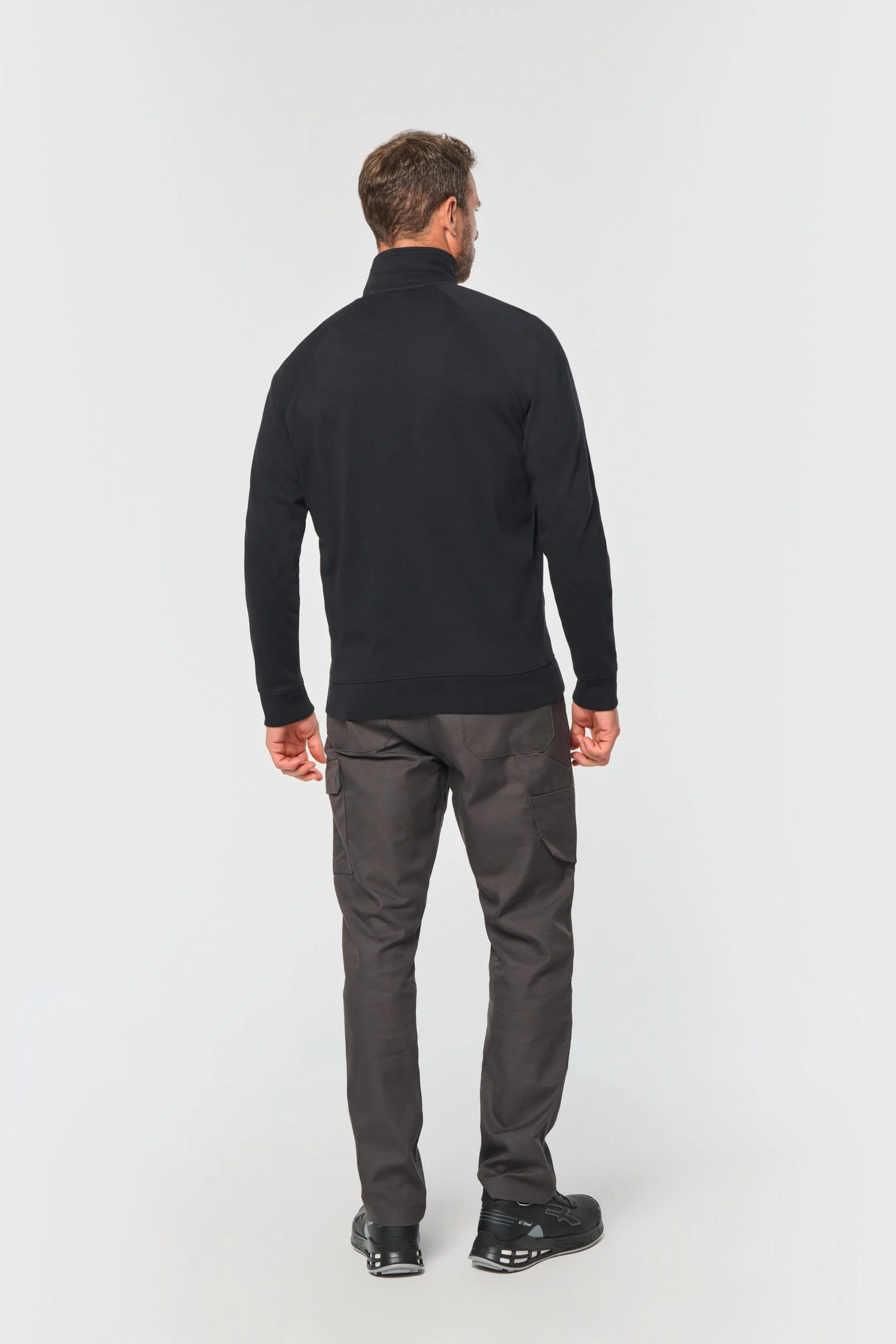 WK406 - Veste molleton coton manches raglan unisexe – Image 2