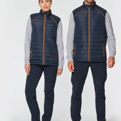 WK606 - Bodywarmer Day To Day bi-matière unisexe