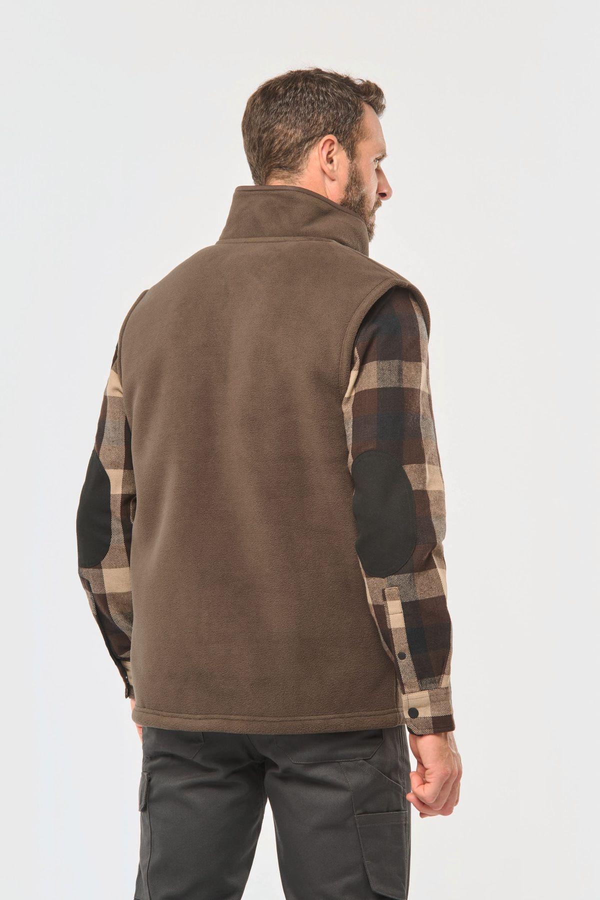 WK610 - Bodywarmer polaire avec intérieur sherpa unisexe – Image 3