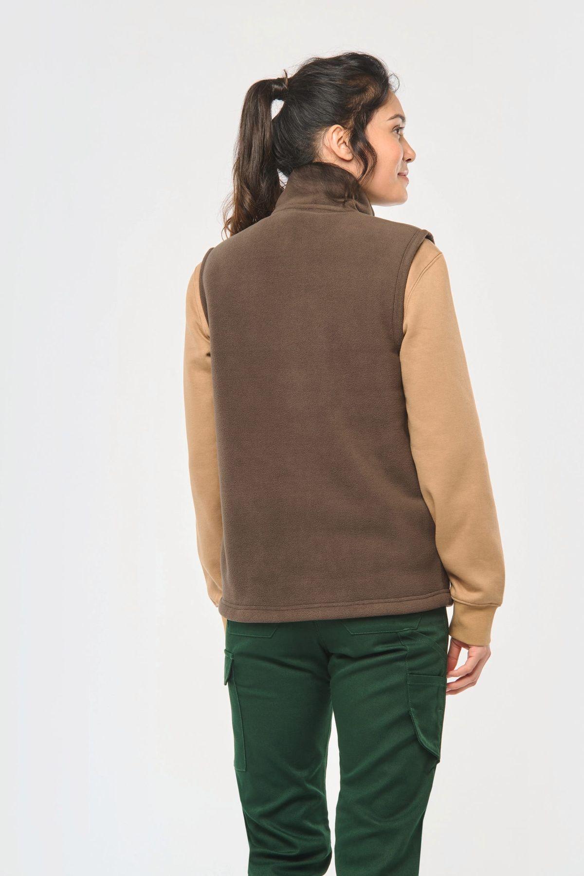 WK610 - Bodywarmer polaire avec intérieur sherpa unisexe – Image 8