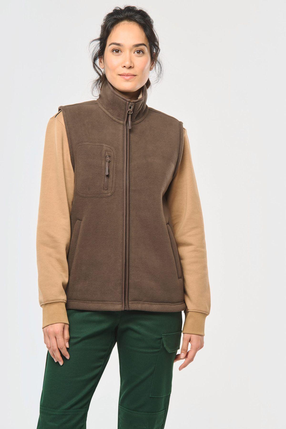 WK610 - Bodywarmer polaire avec intérieur sherpa unisexe – Image 7