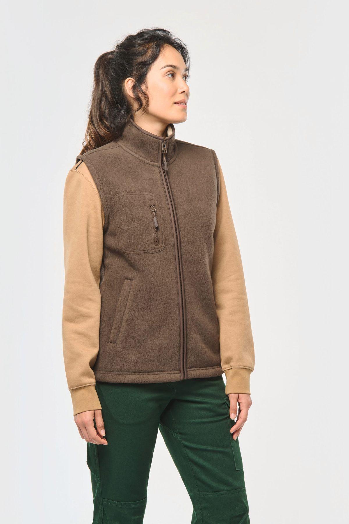 WK610 - Bodywarmer polaire avec intérieur sherpa unisexe – Image 9