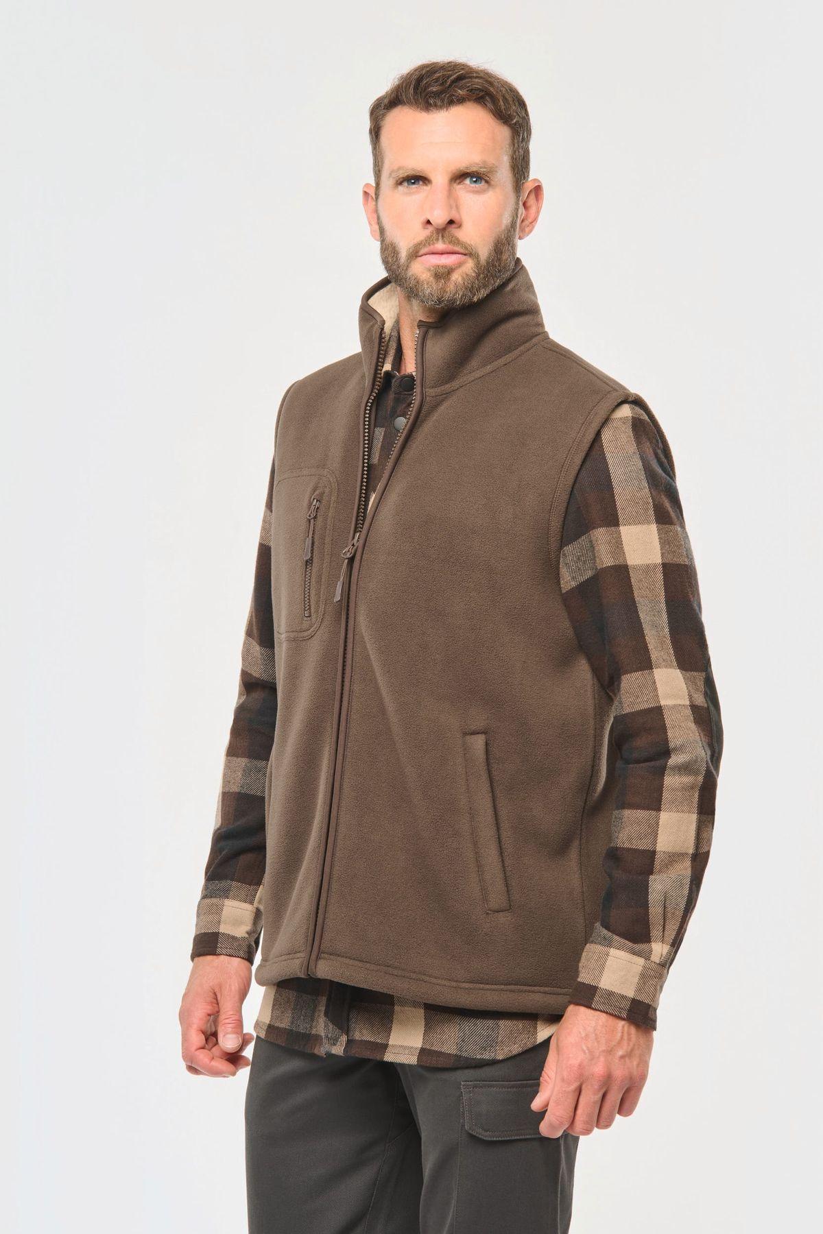 WK610 - Bodywarmer polaire avec intérieur sherpa unisexe – Image 4