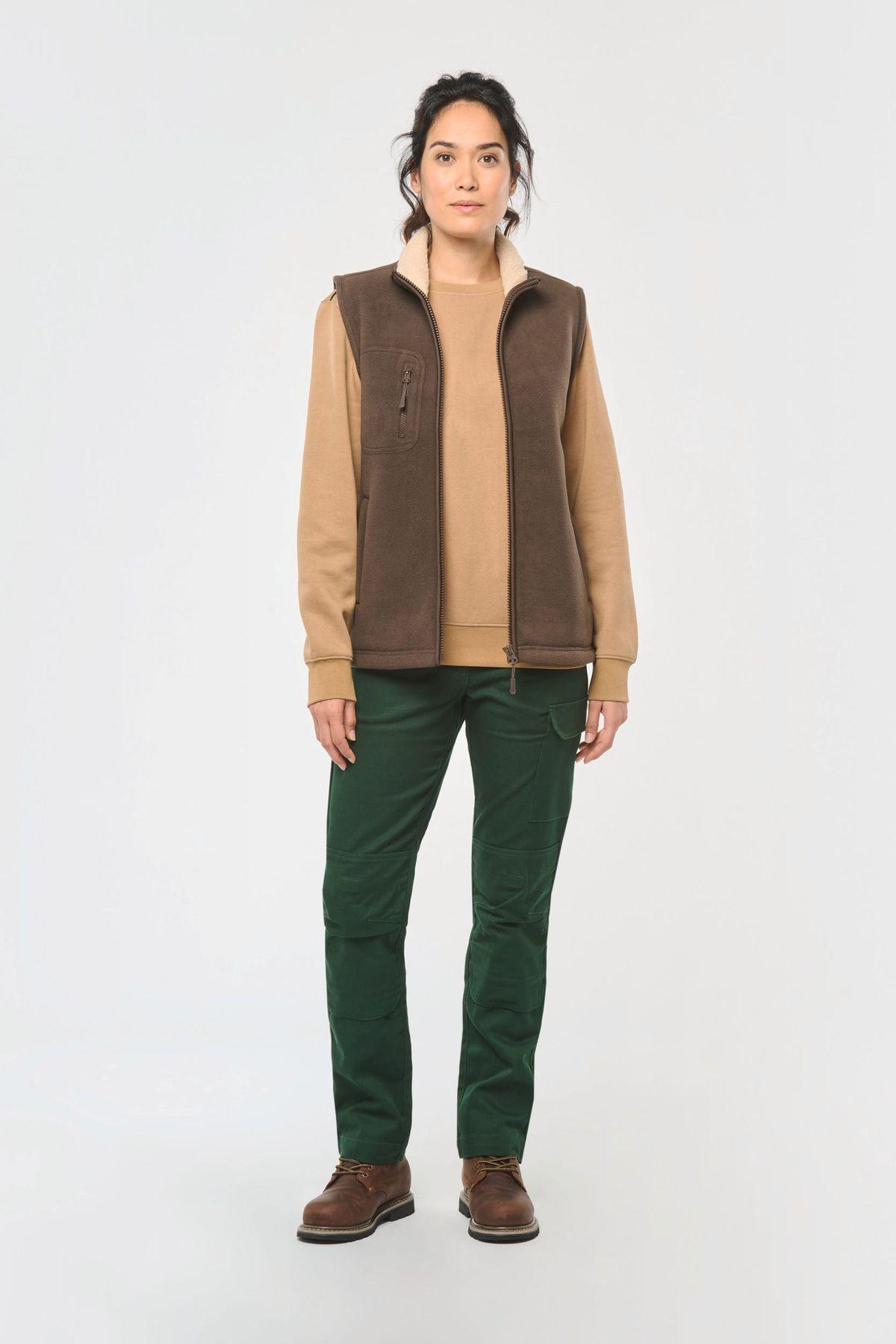 WK610 - Bodywarmer polaire avec intérieur sherpa unisexe – Image 11