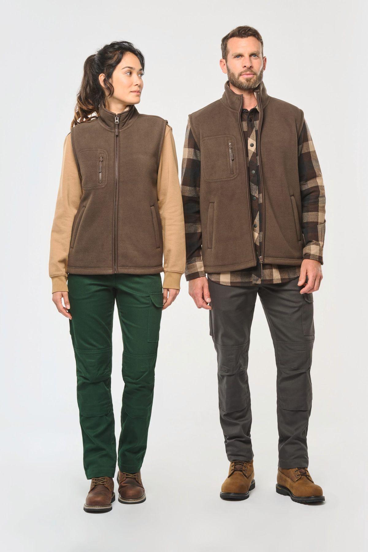 WK610 - Bodywarmer polaire avec intérieur sherpa unisexe – Image 12