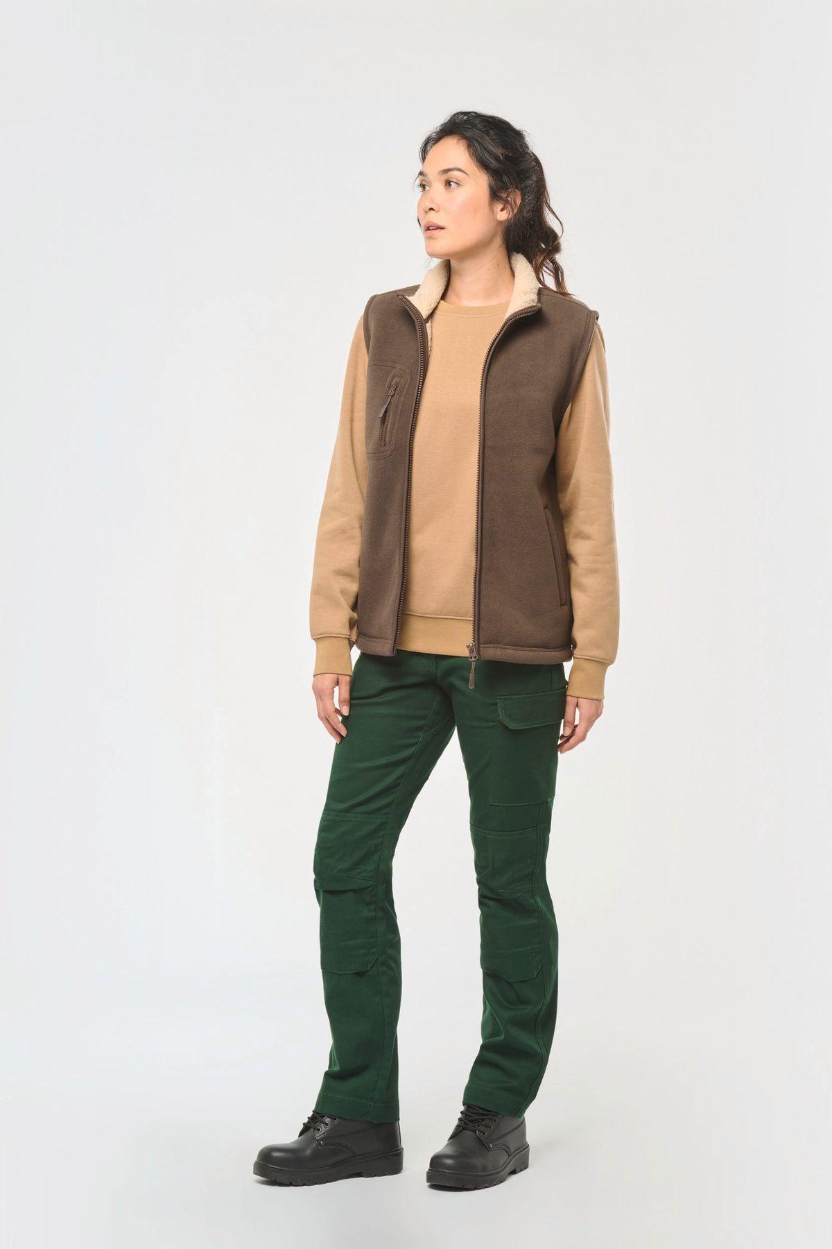 WK610 - Bodywarmer polaire avec intérieur sherpa unisexe – Image 10