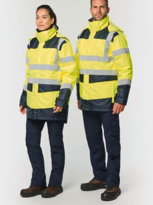 WK660 - Parka de sécurité recyclée 4 en 1 unisexe