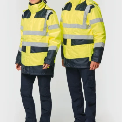 WK660 - Parka de sécurité recyclée 4 en 1 unisexe