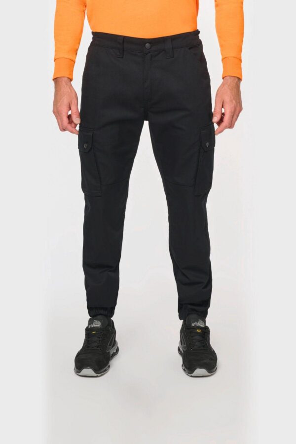 WK711 - Pantalon cargo unisexe avec bas élastiqué – Image 2