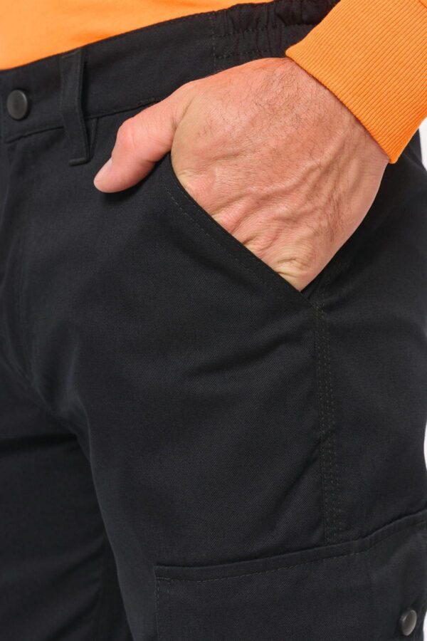 WK711 - Pantalon cargo unisexe avec bas élastiqué – Image 8