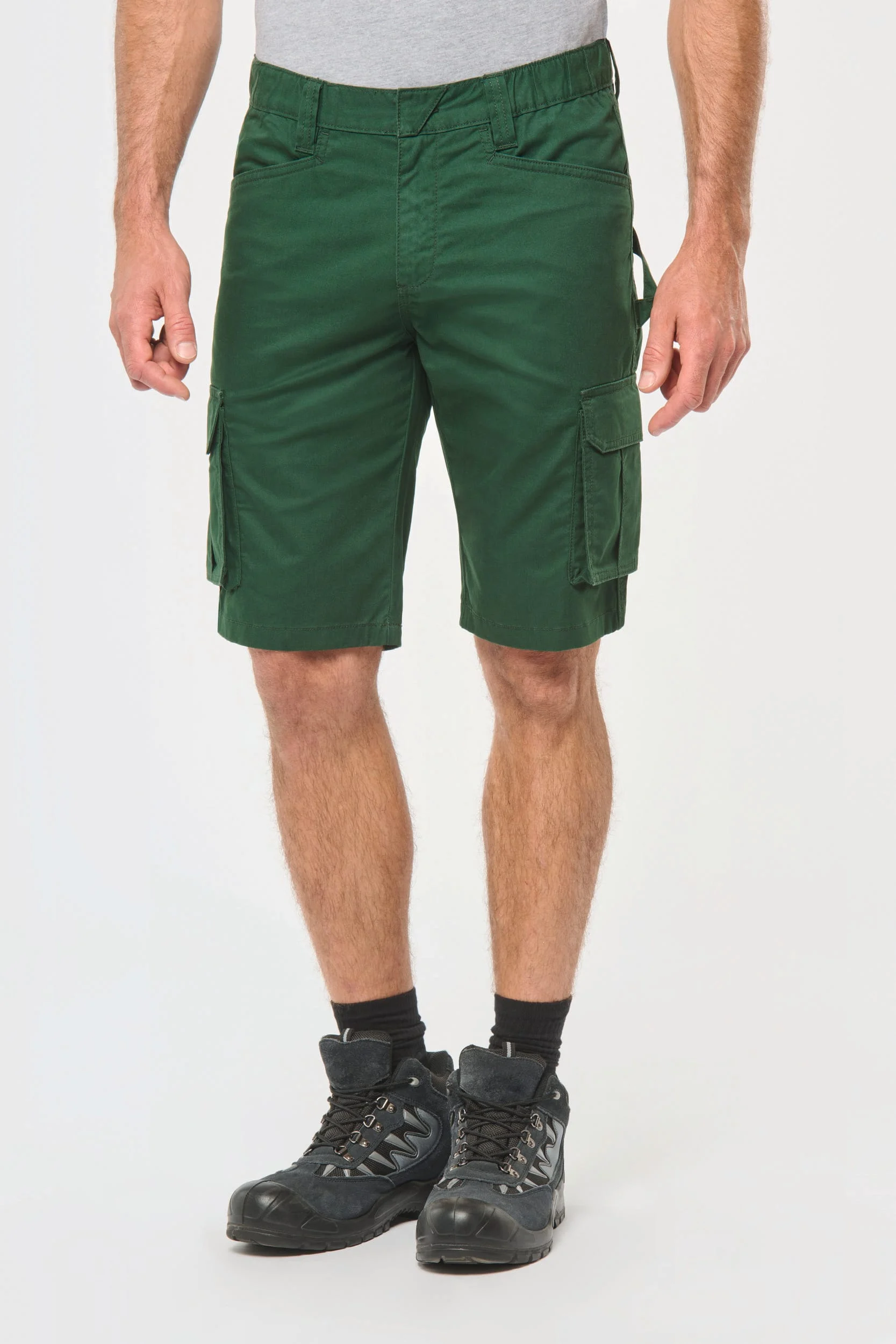 WK713 - Bermuda multipoches écoresponsable homme