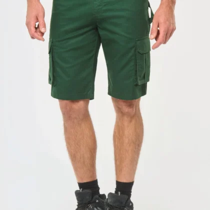 WK713 - Bermuda multipoches écoresponsable homme