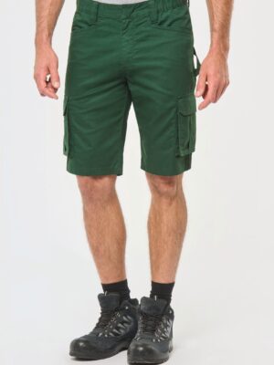 WK713 - Bermuda multipoches écoresponsable homme