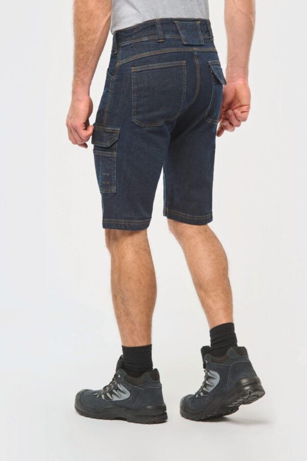 WK715 - Bermuda denim multipoches homme – Image 2