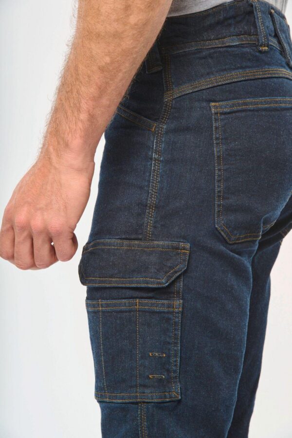 WK715 - Bermuda denim multipoches homme – Image 8