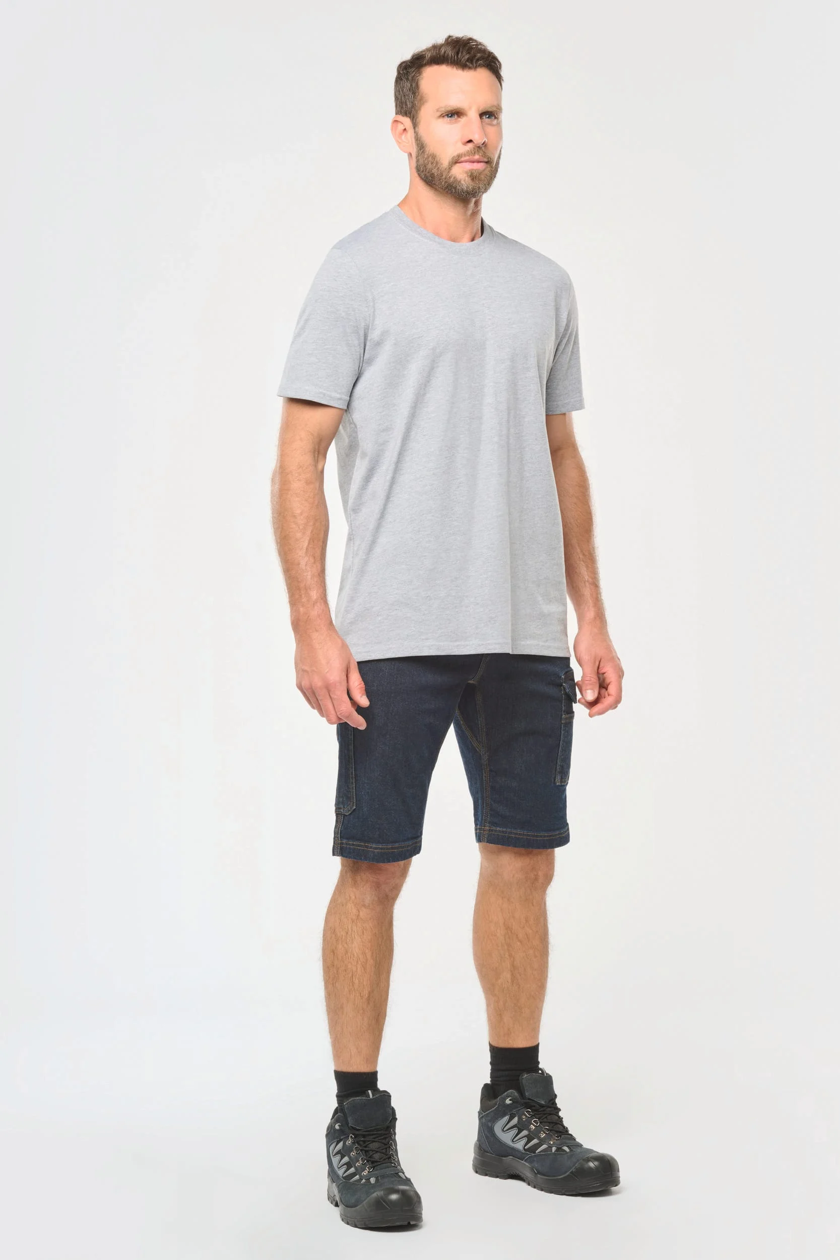 WK715 - Bermuda denim multipoches homme – Image 4