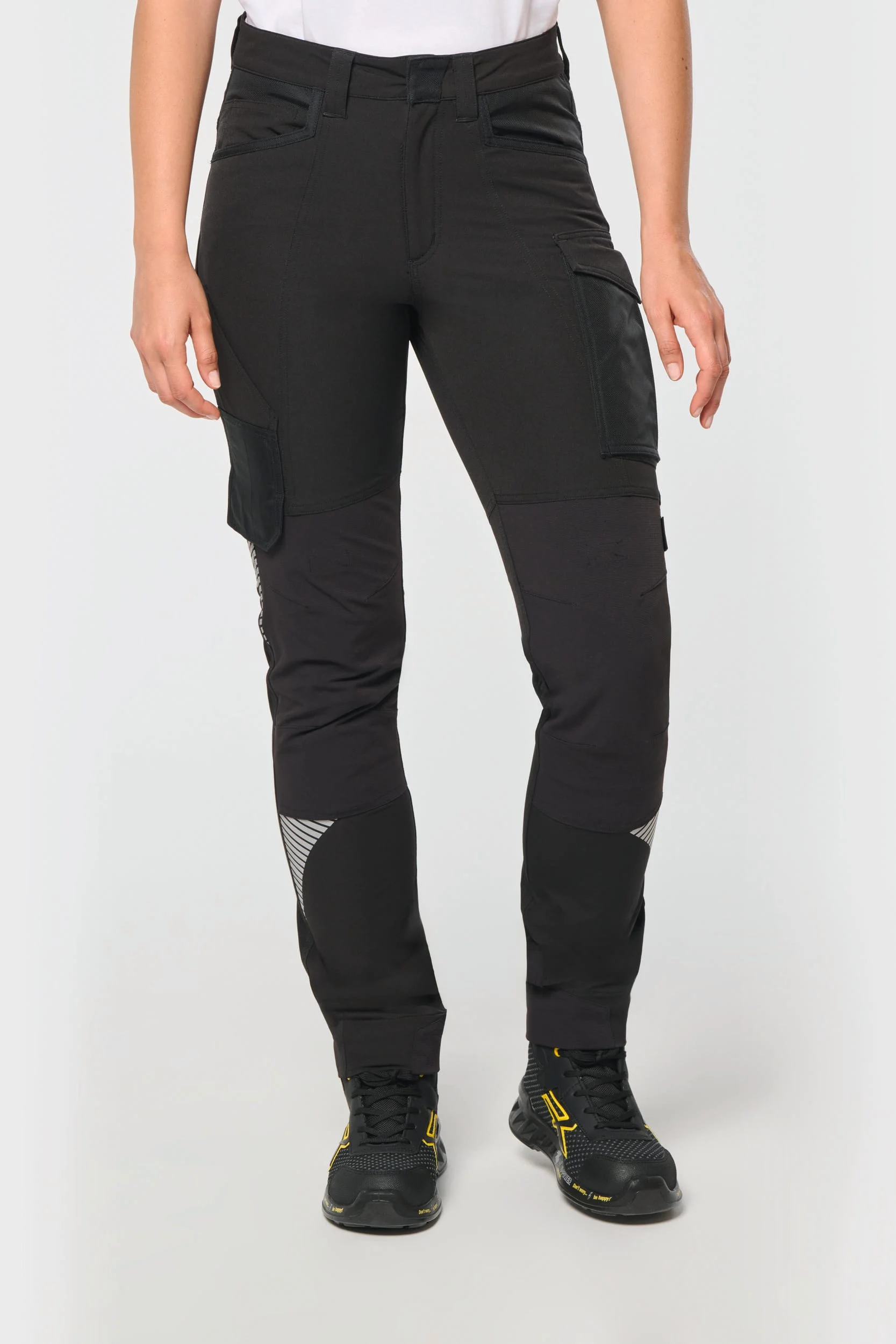WK746 - Pantalon stretch recyclé multipoches unisexe – Image 3