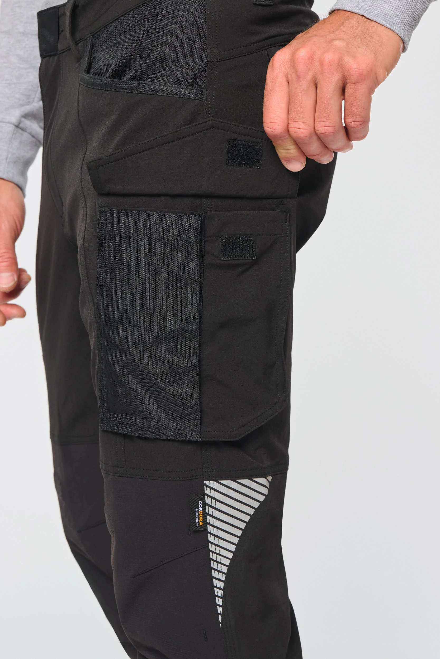 WK746 - Pantalon stretch recyclé multipoches unisexe – Image 16