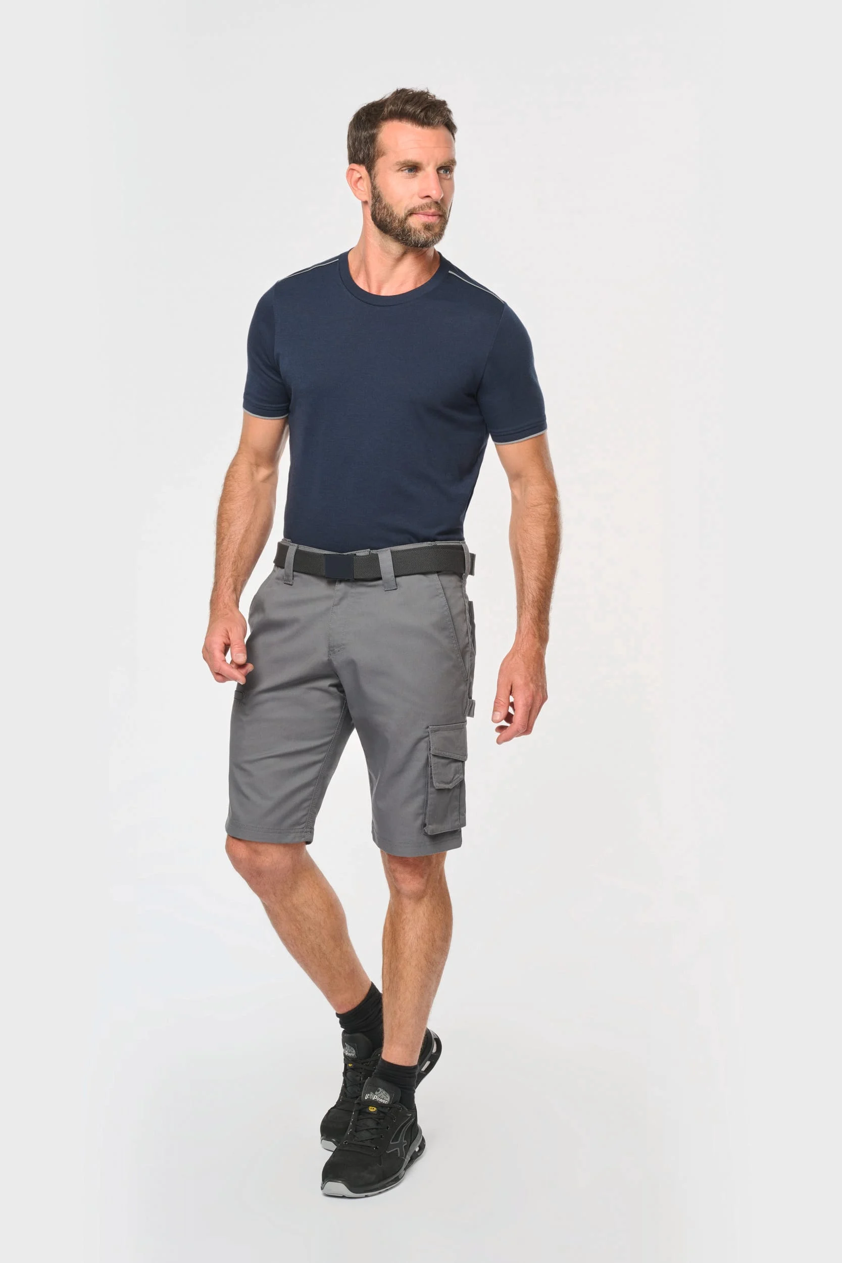 WK763 - Bermuda de travail multipoches homme – Image 5