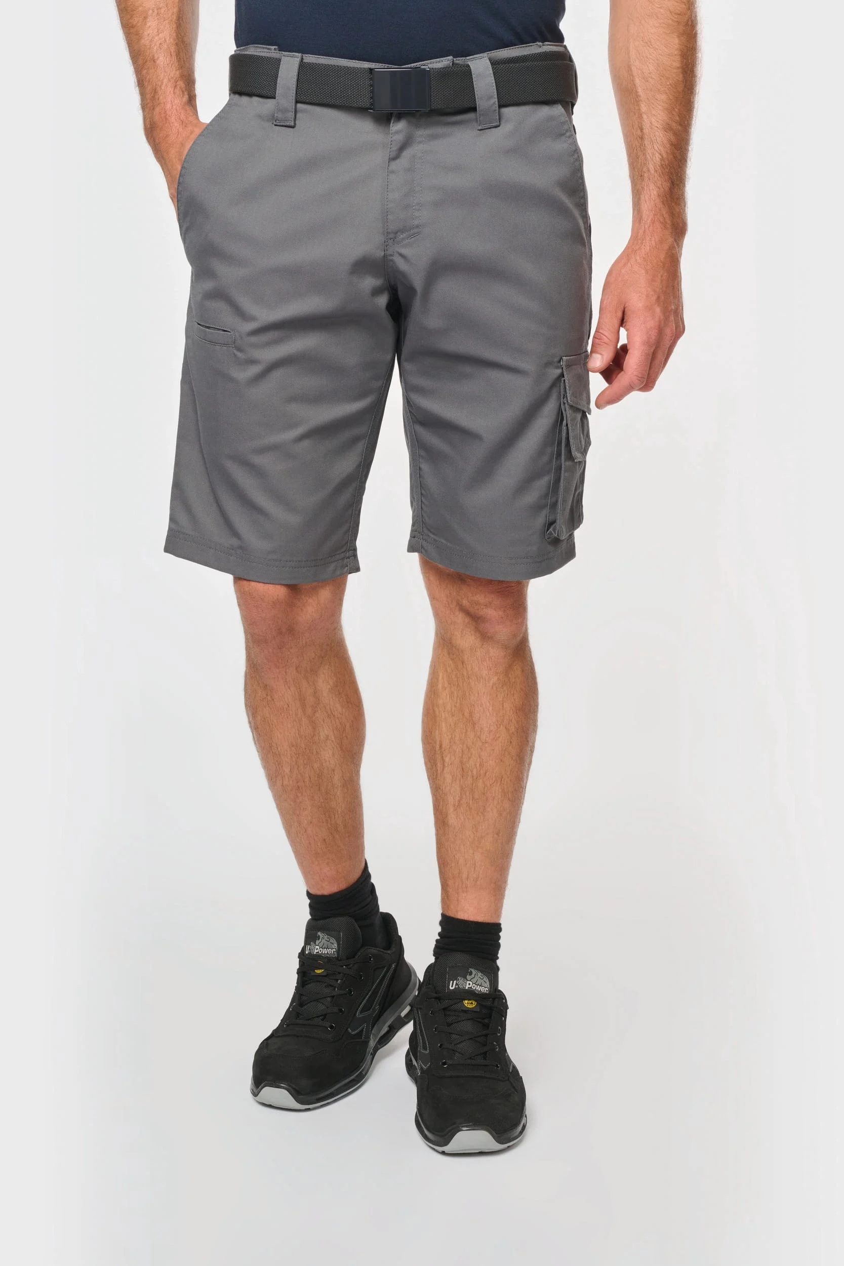 WK763 - Bermuda de travail multipoches homme – Image 3