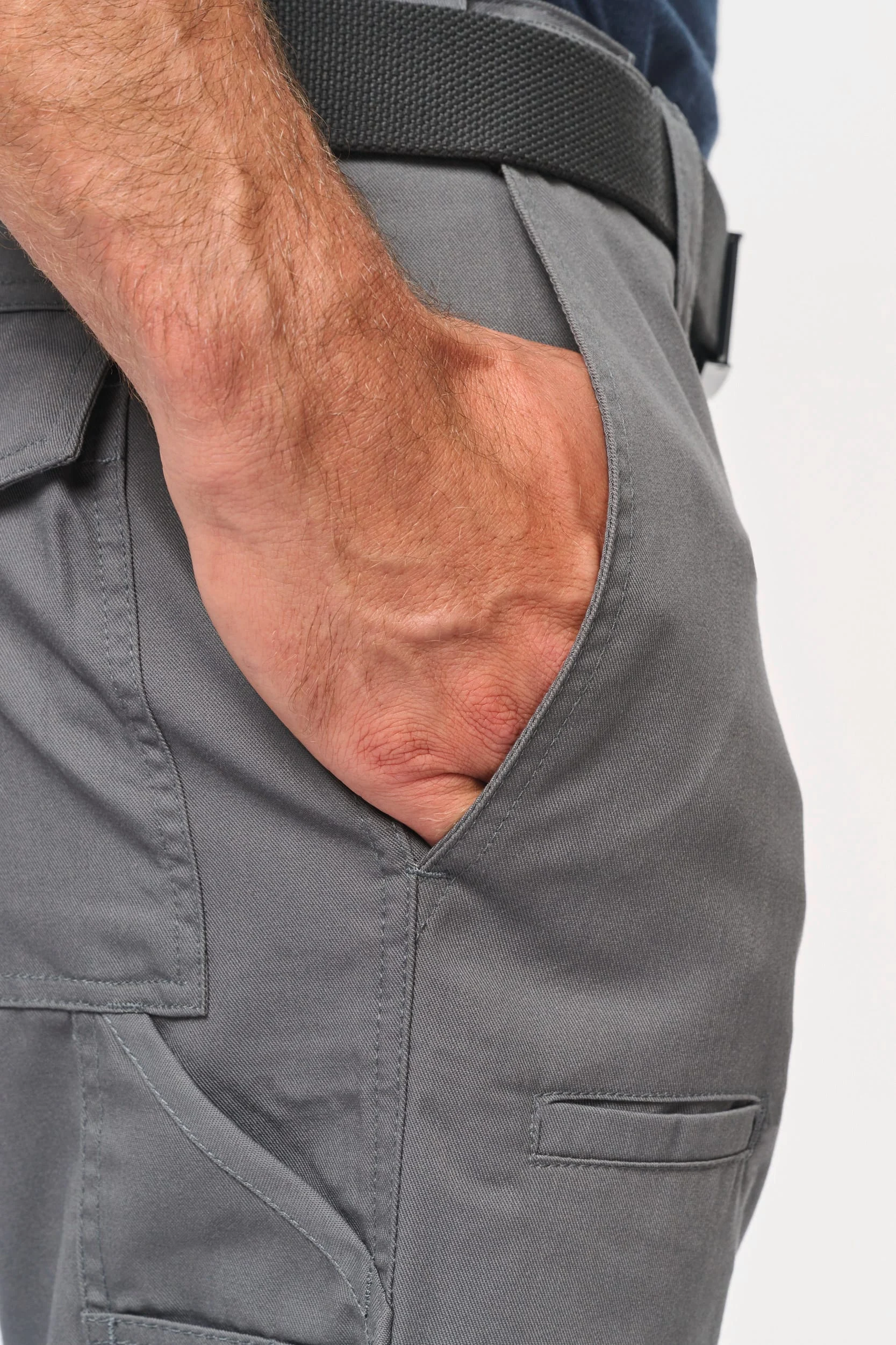 WK763 - Bermuda de travail multipoches homme – Image 9