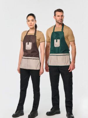 WK840 - Tablier de jardinier imperméable écoresponsable unisexe