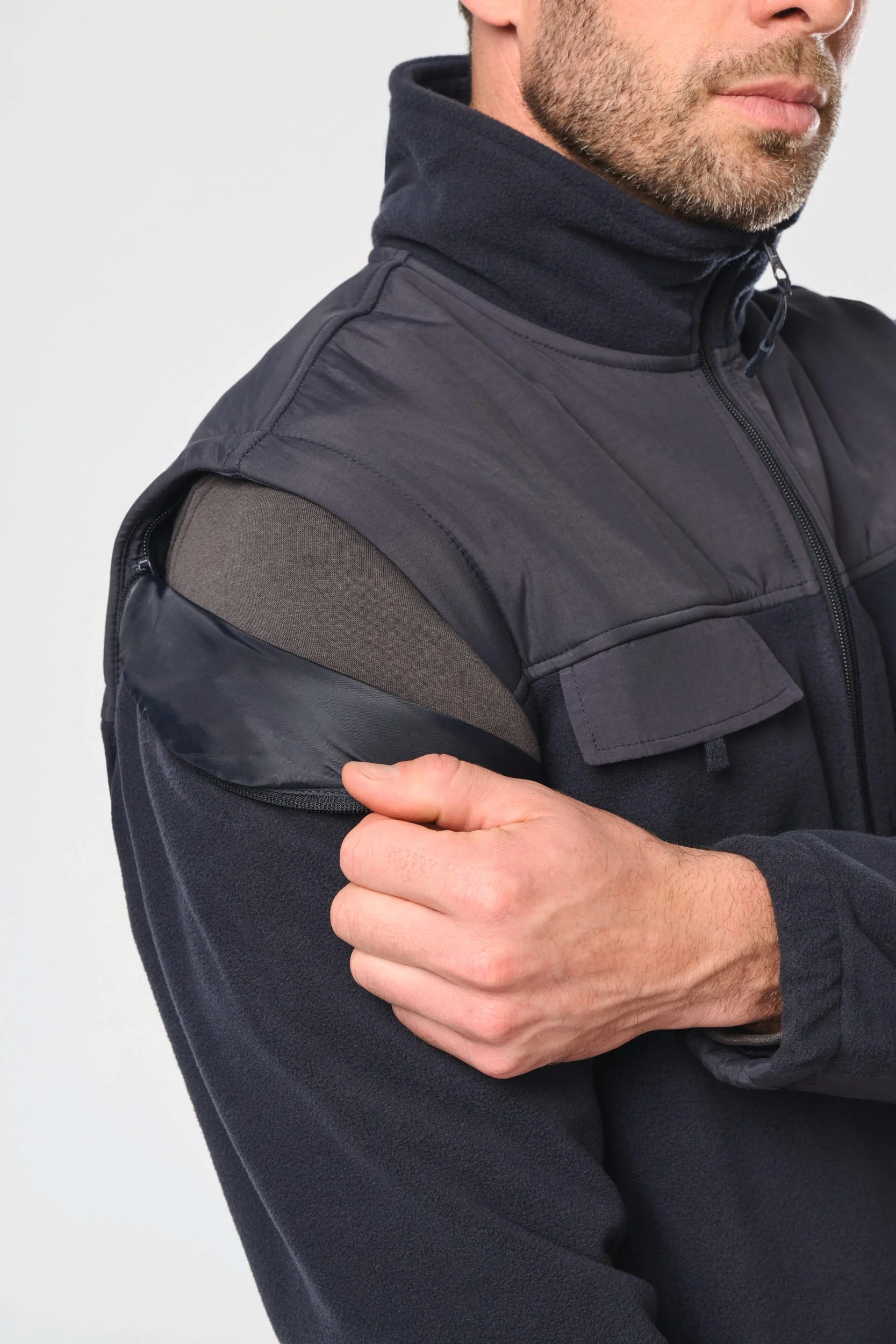 WK9105 - Veste polaire manches amovibles homme – Image 5