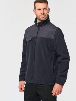 WK9105 - Veste polaire manches amovibles homme
