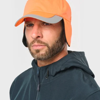 WKP122 - Casquette hiver fluorescente - 6 panneaux