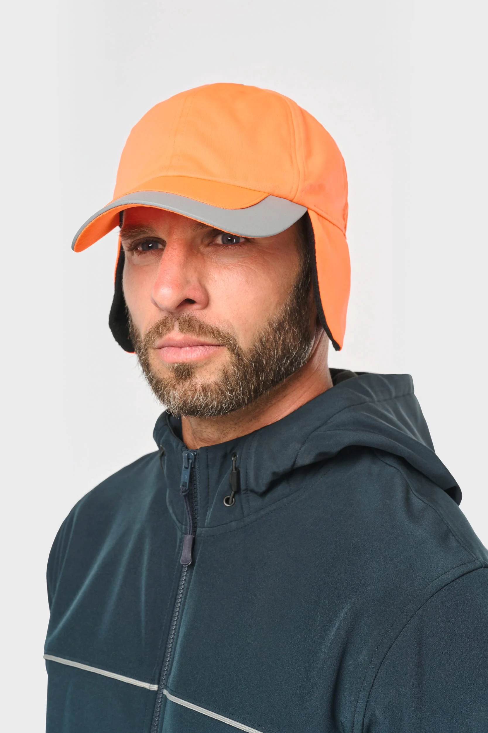 WKP122 - Casquette hiver fluorescente - 6 panneaux