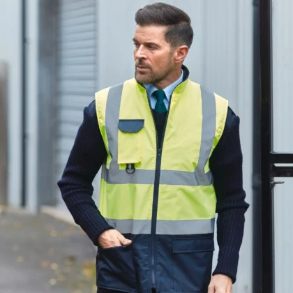 YHV005 - Bodywarmer rembourré haute visibilité