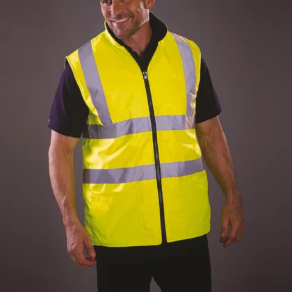 YHV008F - Bodywarmer réversible haute visibilité