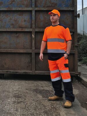 YHVJ400 - T-shirt bicolore Hi-vis