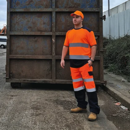 YHVJ400 - T-shirt bicolore Hi-vis