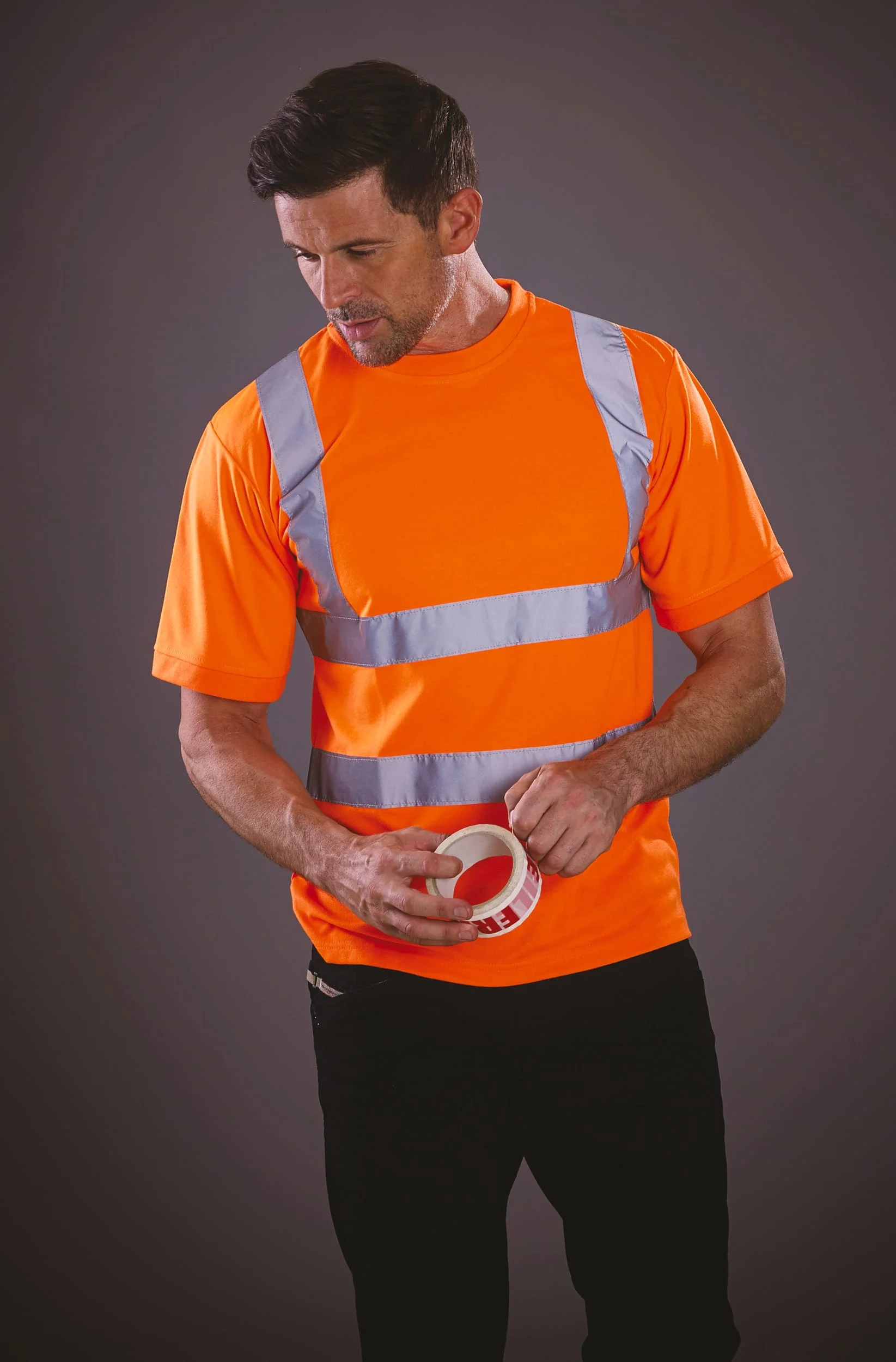 YHVJ410 - T-shirt manches courtes haute visibilité