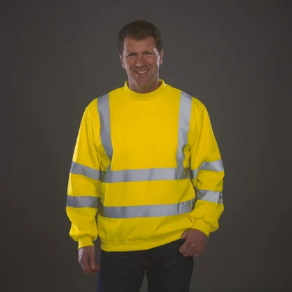 YHVJ510 - Sweat-shirt haute visibilité col rond