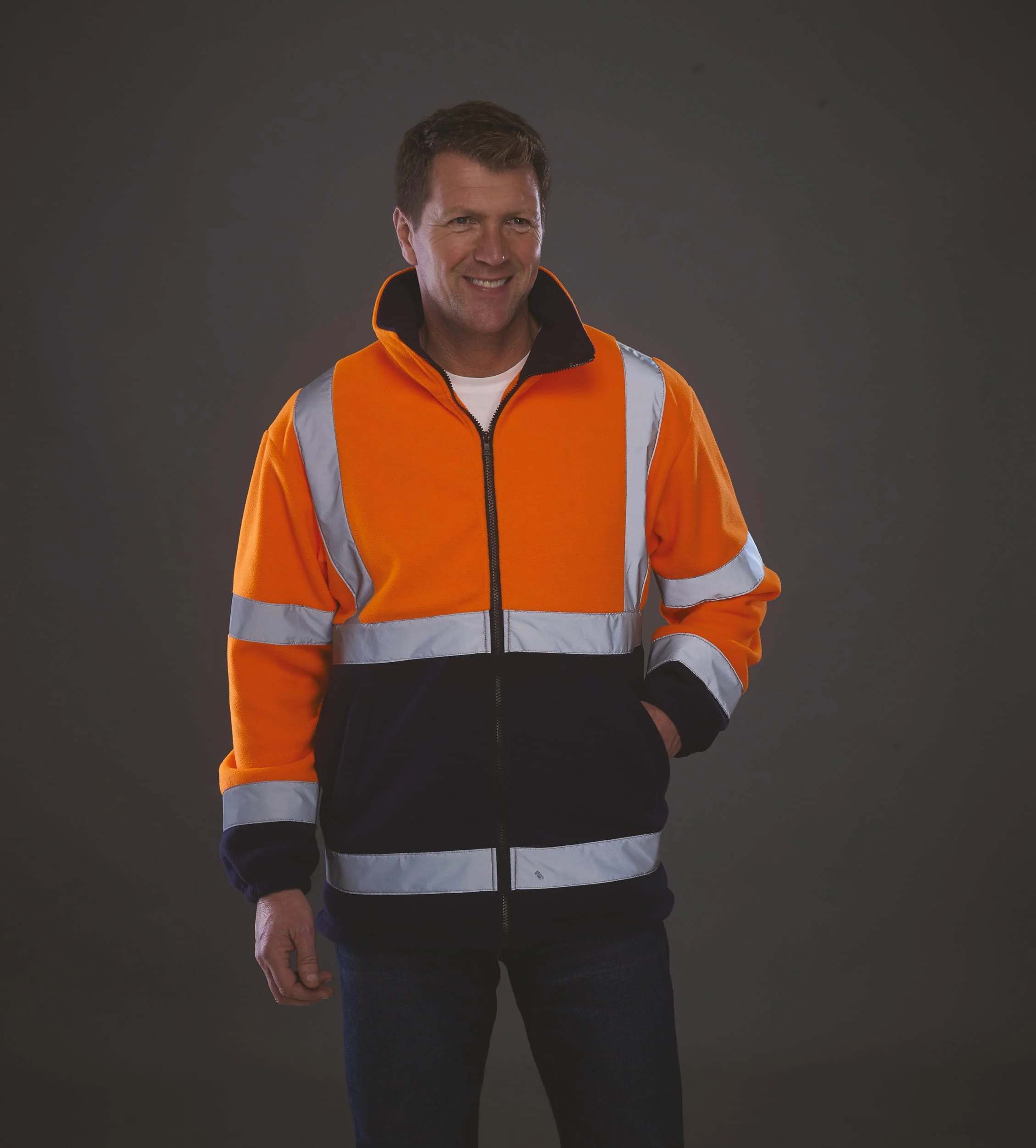 YHVK08 - Veste polaire haute visibilité