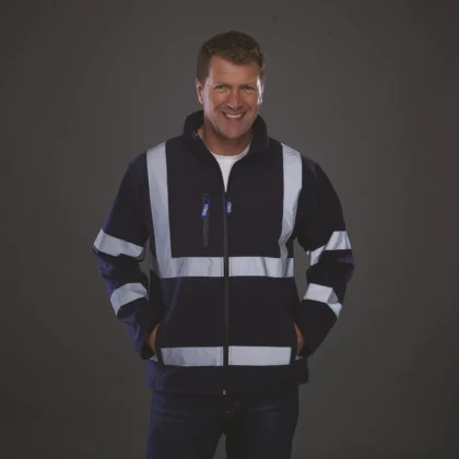 YHVK09 - Veste softshell haute visibilité