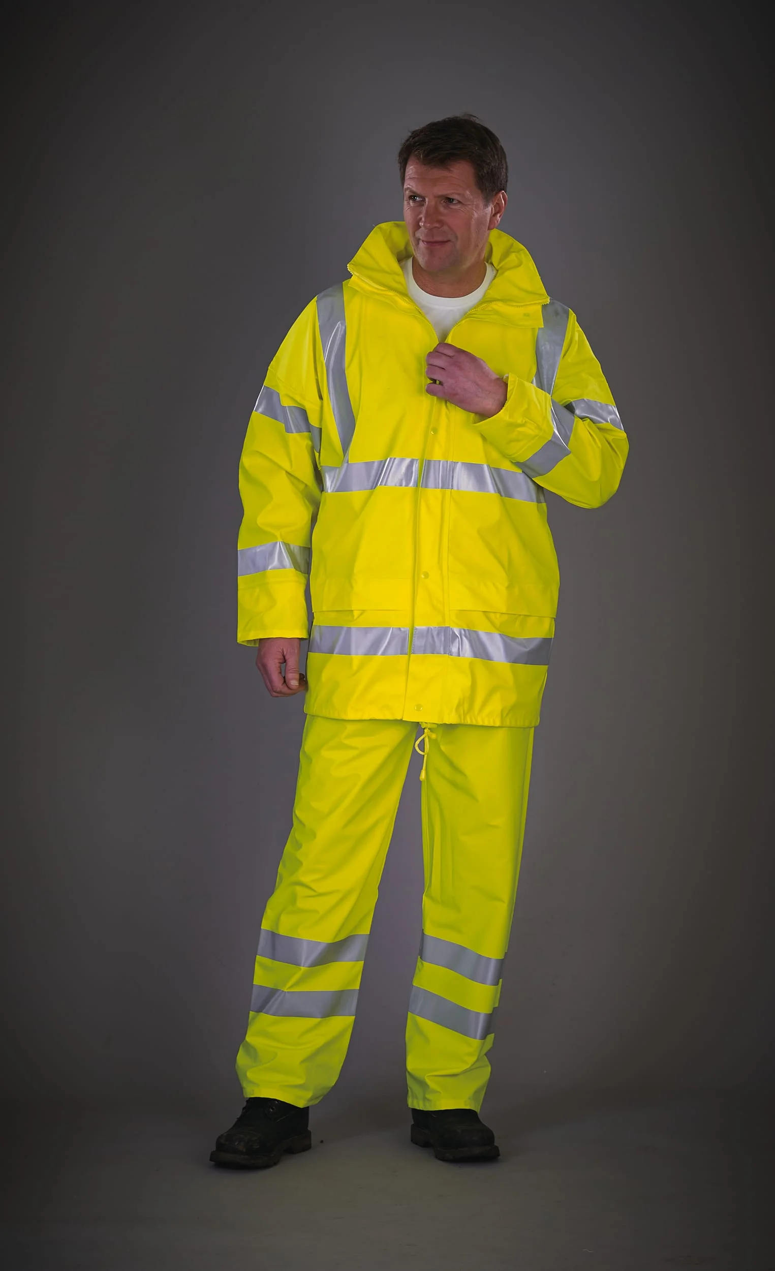 YHVS450 - Veste de pluie respirante Hi-Vis Soft Flex – Image 2