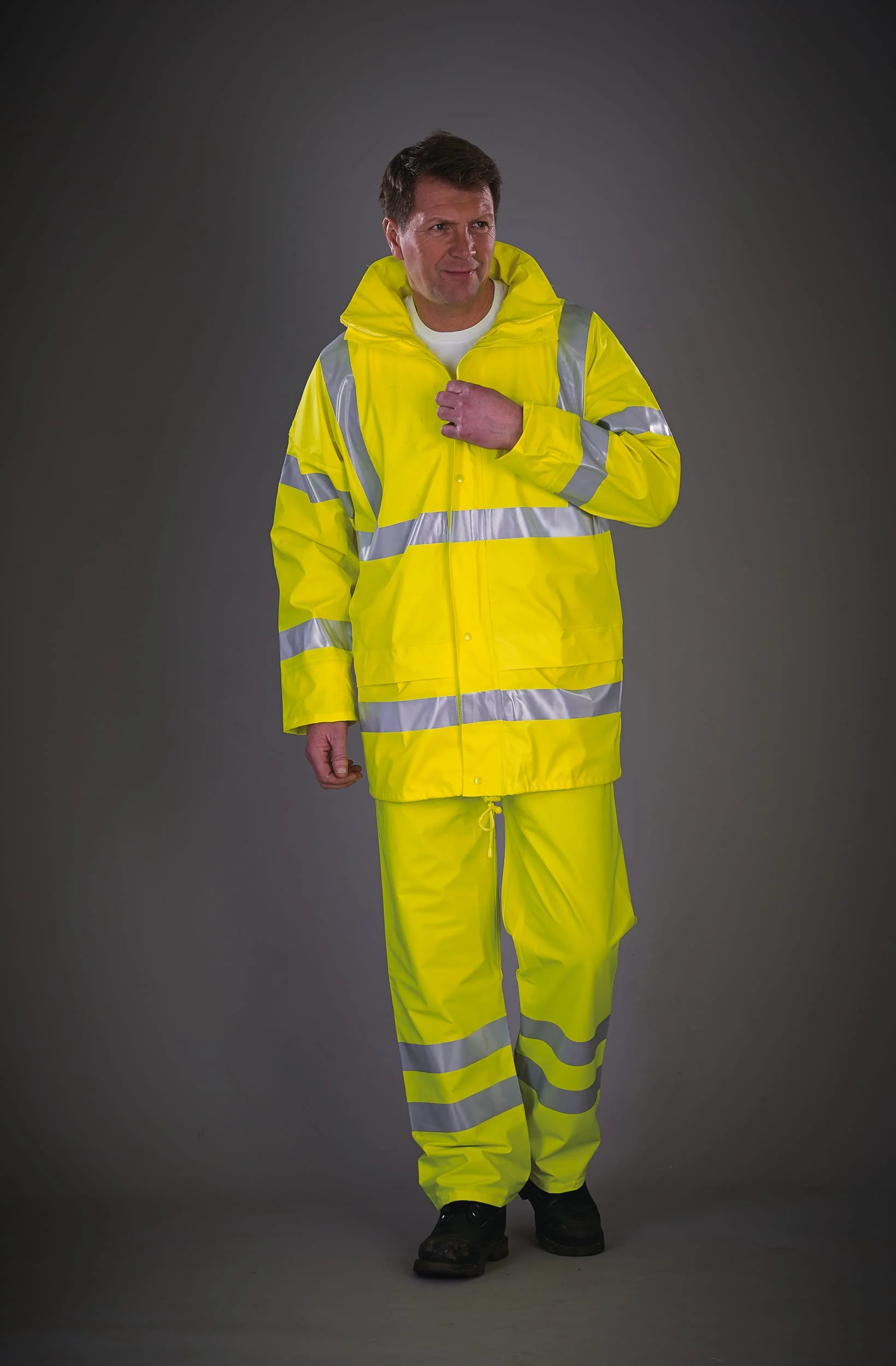 YHVS450 - Veste de pluie respirante Hi-Vis Soft Flex – Image 3