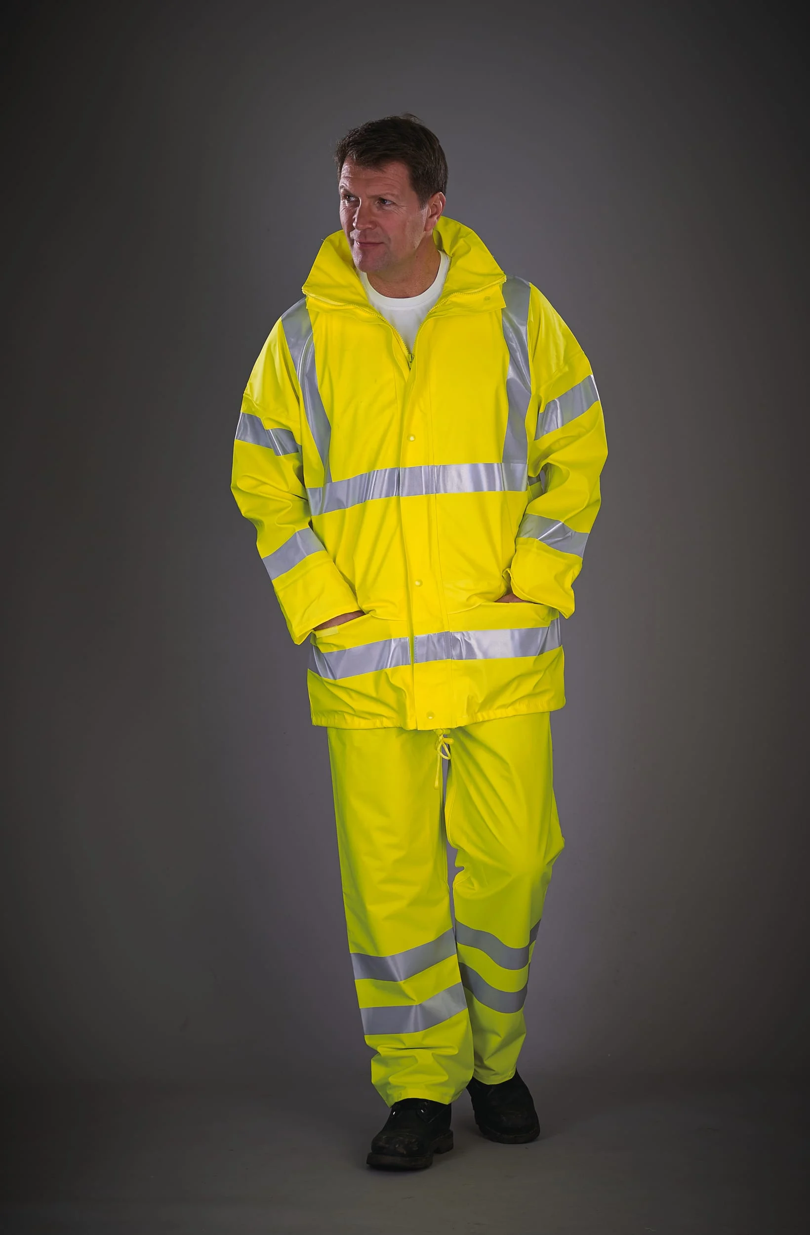 YHVS450 - Veste de pluie respirante Hi-Vis Soft Flex – Image 4