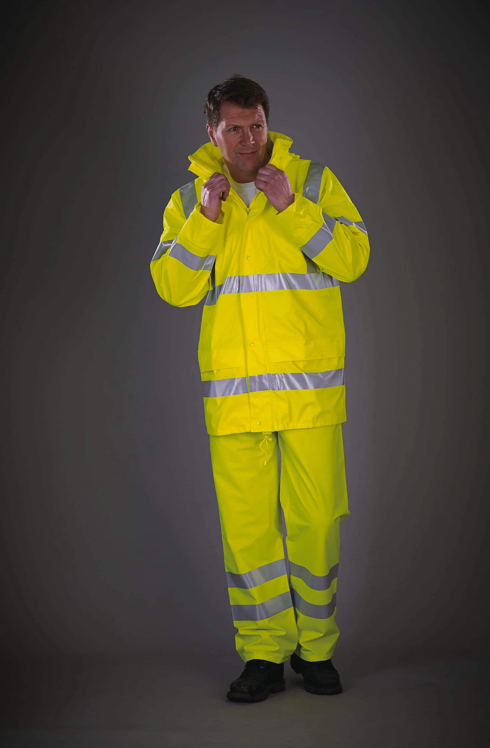 YHVS450 - Veste de pluie respirante Hi-Vis Soft Flex – Image 6