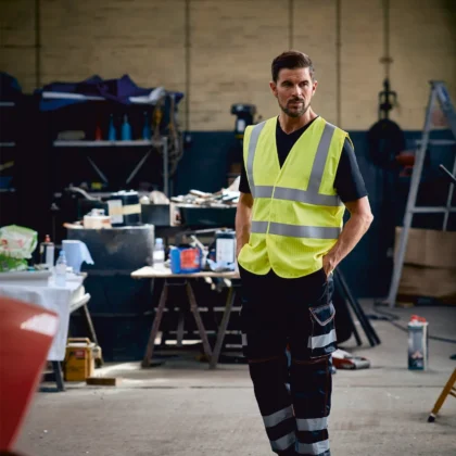 YHVW100ASFR - Gilet haute visibilité, LSF (chaleur et flamme) & antistatique