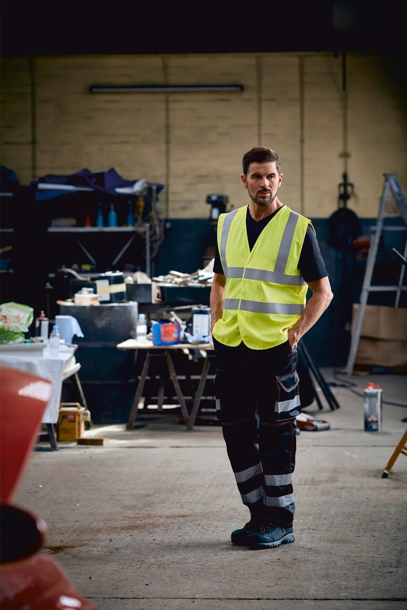 YHVW100ASFR - Gilet haute visibilité, LSF (chaleur et flamme) & antistatique